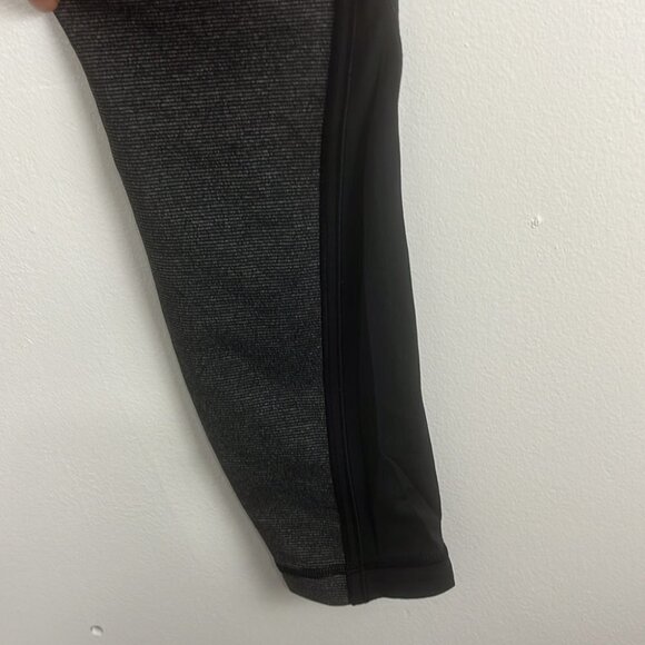 Lululemon Run Pace Wee Stripe Black Heathered Tights - Picture 6 of 10